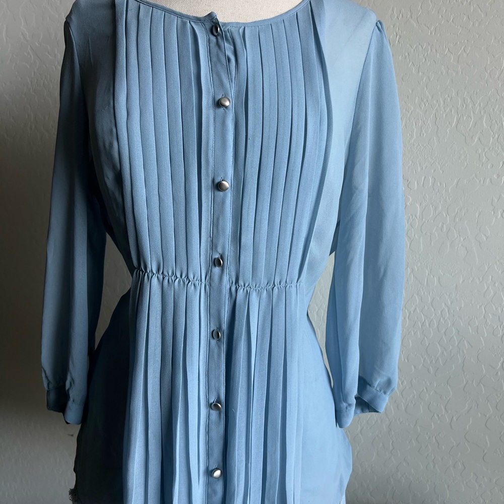 Talbots Light Blue Blouse